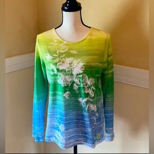 RALPH LAUREN - Lauren Active Ladies Top; Large; NWOT